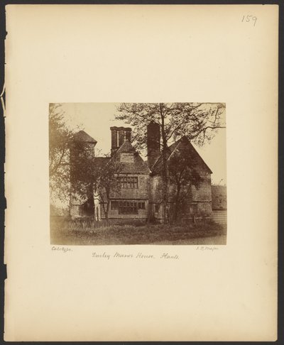 Durley Manor House, Hants de Reverend John Richardson Major