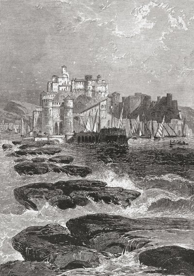 Pozzuoli, Nápoles, sur de Italia a finales del siglo XIX. De Italian Pictures by Rev. Samuel Manning, publicado hacia 1890. de Reverend Samuel Manning