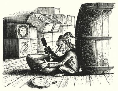 Hans Christian Andersen: El duende y el tendero de Rex (after) Whistler