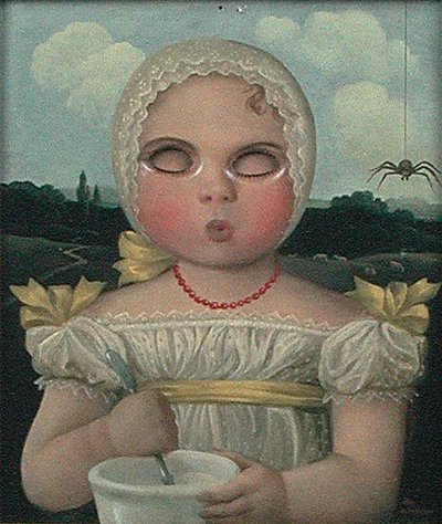 La pequeña Miss Muffet de Rex Whistler