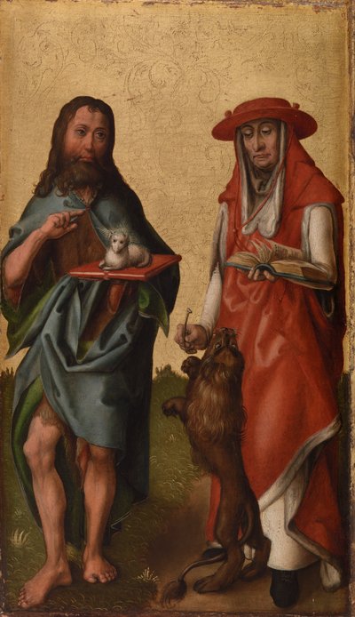 Santos Juan Bautista y Jerónimo de Rhenish Master