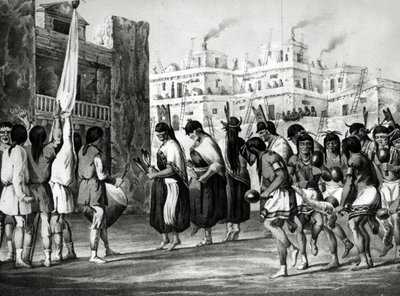 Danza del búfalo en Pueblo de Zuni, Nuevo México, del 