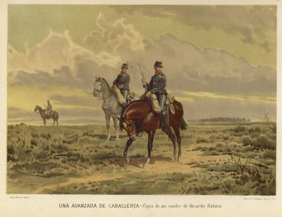 Un puesto avanzado de la caballería de Ricardo Balaca y Canseco