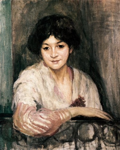 Figura. Pintura de Ricard Canals i Llambi (1876-1931), impresionismo de Ricardo Canals y Llambi