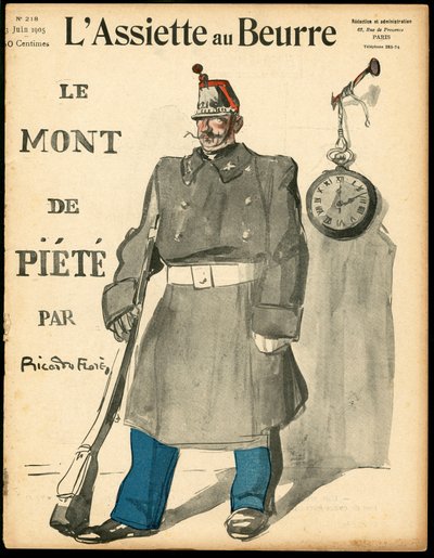 Portada de “The Butter Plate”, número 218, Satírico en colores de Ricardo Flores