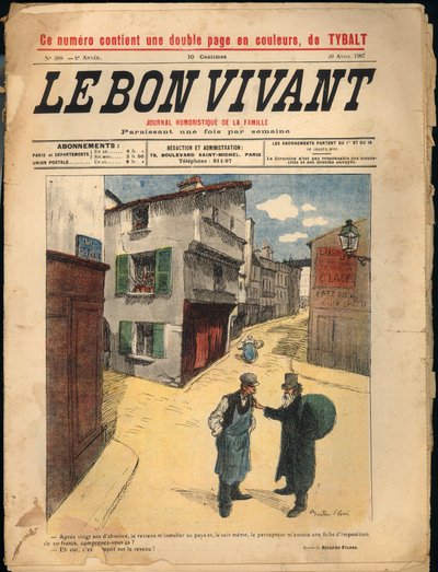 Portada del diario "Le Bon Vivant", N° 388, 20 de abril de 1907 de Ricardo Flores