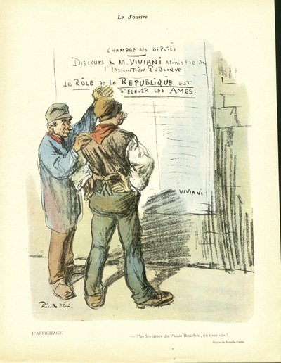 Ilustración de Ricardo Flores (1878-1918) en Le Smile, no 20 de Ricardo Flores