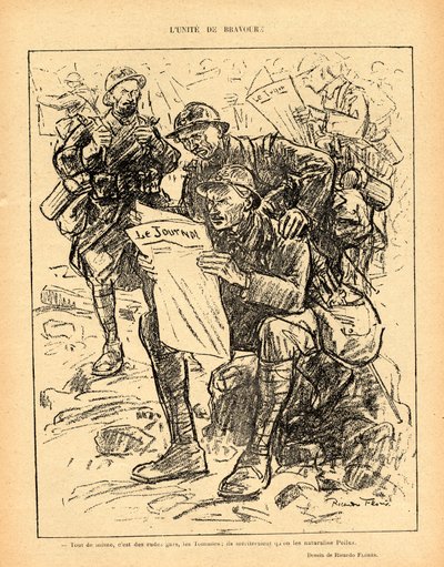 La Risa Roja, Satírico en N & B de Ricardo Flores