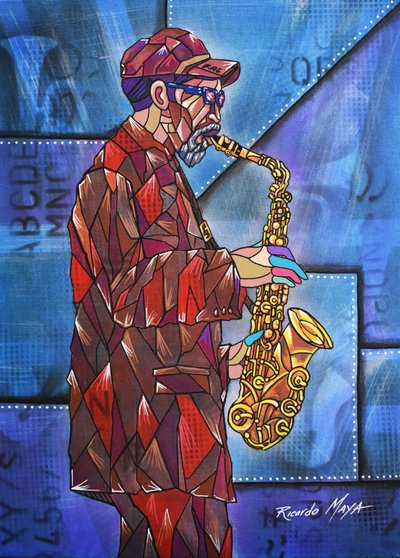El hombre del jazz geométrico de Ricardo Maya