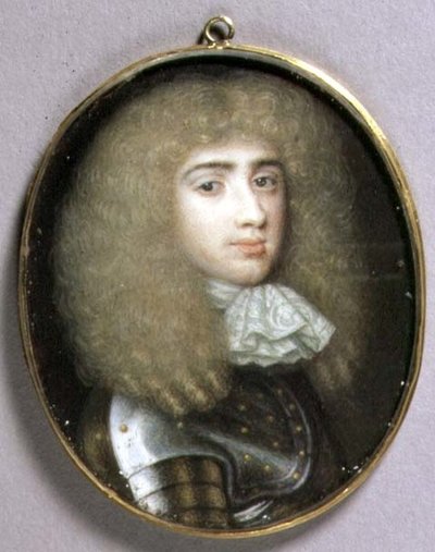 Retrato en miniatura de Robert Porter, c.1660 de Richard  Gibson