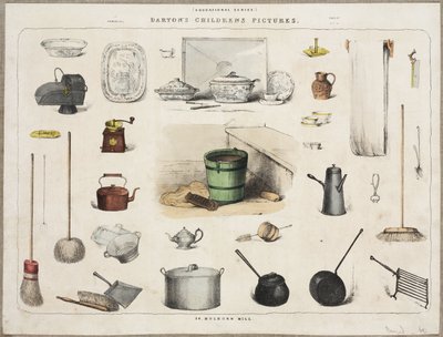 Utensilios domésticos, c 1870-1900 de John Pardon