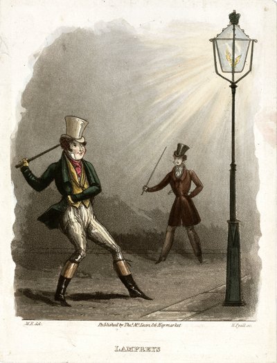 Lampreas, c 1820 de John Pardon
