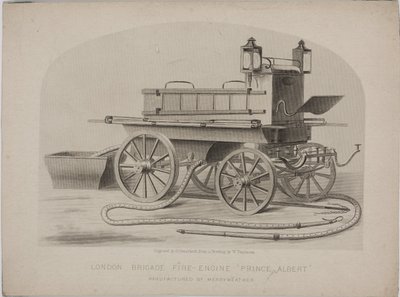 Carro de bomberos de la Brigada de Londres 