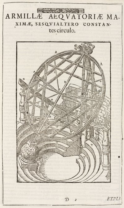 Círculos montados ecuatorialmente de Tycho Brahe (después de 1580) de John Pardon