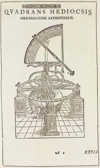 Cuadrante de Tycho Brahe (invertido) (c. 1577) de John Pardon