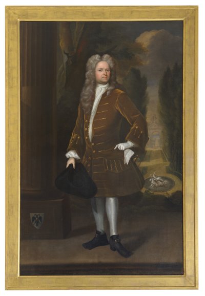 William Stukeley, c.1726 (óleo sobre lienzo) de Richard (attr. to) Collins