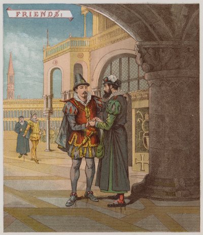 Ilustración para El Mercader de Venecia de Richard Andre