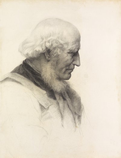 Una cabeza venerable de Richard Ansdell