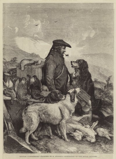 Guardabosques escocés de Richard Ansdell