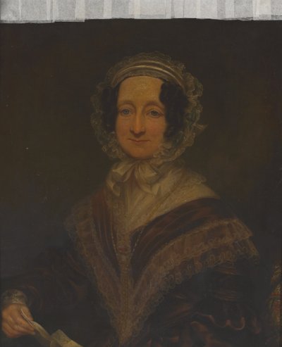 Sra. Rhoda Richards, esposa del General de División Alfred Richards, 31ª Infantería Nativa de Bengala de Richard Augustus Clack