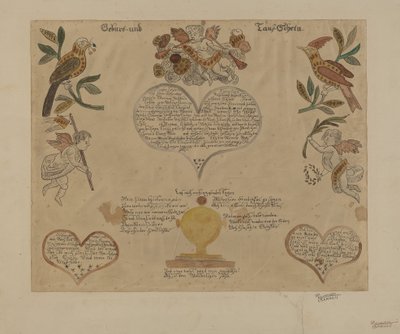Fraktur de Richard Barnett