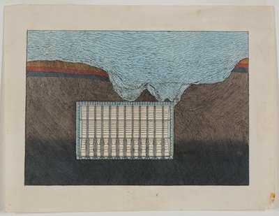 Vista lavada del escudo, c.1818-39 (acuarela) de Richard Beamish