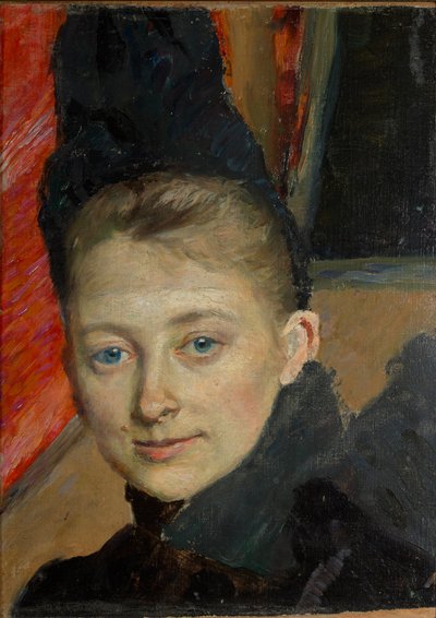 Retrato de la primera esposa del artista, de soltera Klemming de Richard Bergh
