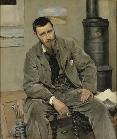 Retrato del pintor Nils Kreuger de Richard Bergh