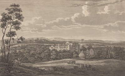 Castillo de Hever en el condado de Kent, de Edward Hasted, La historia y topografía..., 1777-90 de Richard Bernard Godfrey