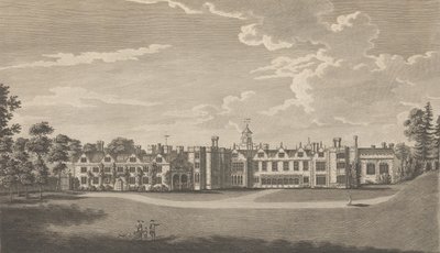Knole, cerca de Sevenoke, en el condado de Kent, anteriormente un palacio perteneciente al arzobispo de Richard Bernard Godfrey