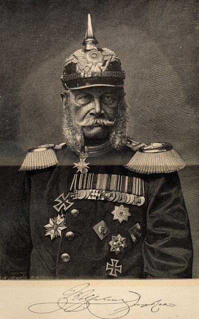 Guillermo I 1797-1888, Rey de Prusia y Emperador Alemán, a la Edad de 90 Años de Richard Bong