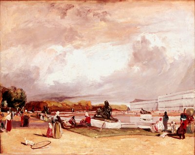 Parterre de agua en Versalles de Richard Bonington