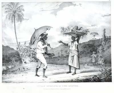 Domingo por la mañana en el campo, ilustración de 