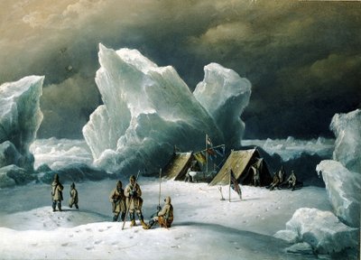 El campamento más al norte del Capitán Markham de Richard Bridges Beechey