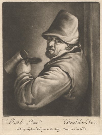 Hombre con jarra de Richard Brookshaw
