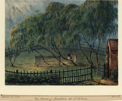 Lugar de Entierro de Napoleón en Santa Elena, c. 1826 de Richard Brunton Lieutenant Colonel