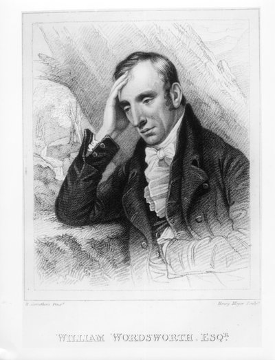 Retrato de William Wordsworth (1770-1850) grabado por Henry Meyer (1782-1847) de Richard Carruthers