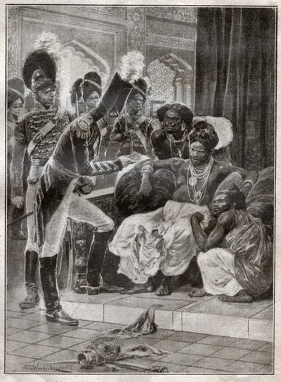 Colonialismo en Sri Lanka de Richard Caton (after) Woodville