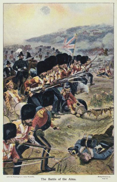 La Batalla del Alma de Richard Caton II (after) Woodville
