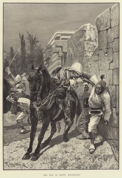 La guerra en Egipto, ¡Ríndete! de Richard Caton II (after) Woodville