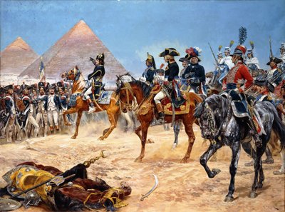 Bonaparte en Egipto, 21 de julio de 1798, 1911 de Richard Caton II Woodville