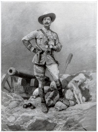 Mayor General Robert Baden Powell 1857-1941, 1900 de Richard Caton II Woodville
