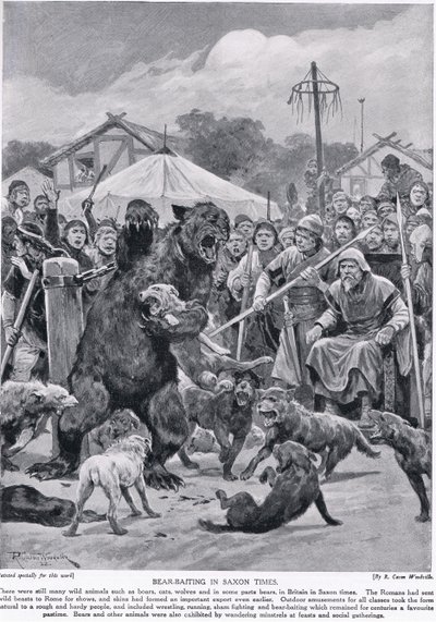 Pelea de osos en tiempos sajones, de 