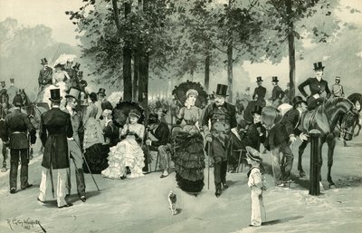 En la fila, Hyde Park de Richard Caton Woodville