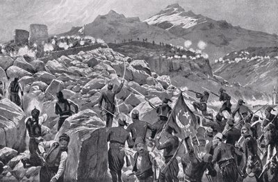 La Rebelión Cretense Contra los Turcos, ilustración de 