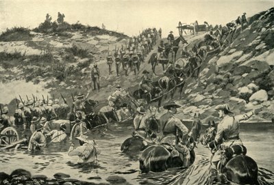 De Frere a Chieveley - Dificultades de transporte, 1900 de Richard Caton Woodville II