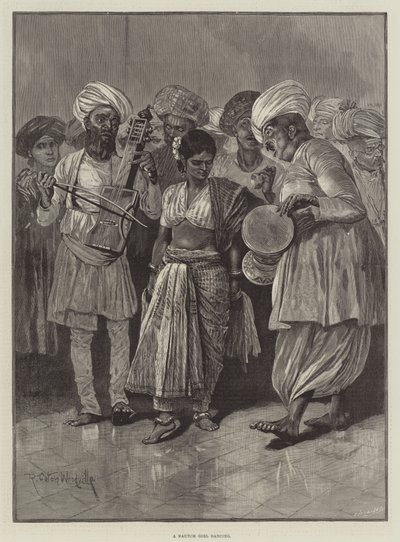Una bailarina de Nautch de Richard Caton Woodville junior