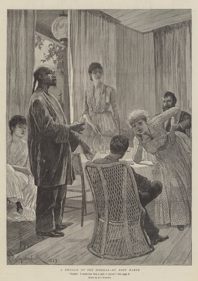 Una Phyllis de las Sierras, por Bret Harte de Richard Caton Woodville junior