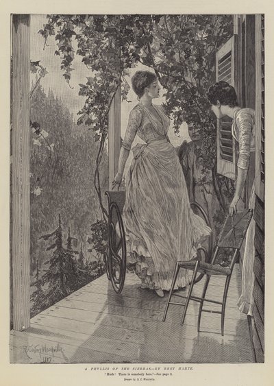Una Phyllis de las Sierras, por Bret Harte de Richard Caton Woodville junior