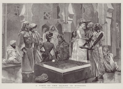 Una Visita al Harén en Marruecos de Richard Caton Woodville junior